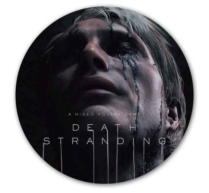 Коврик для мышки круглый Death Stranding Mads Mikkelsen 