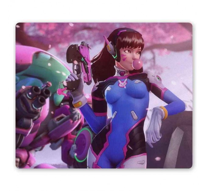 Коврик для мышки прямоугольный Overwatch - D.Va 