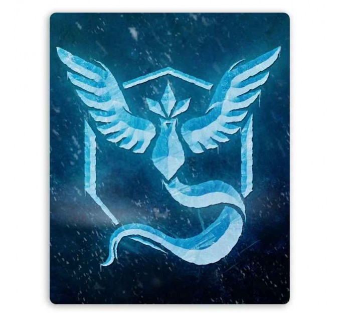 Коврик для мышки прямоугольный Pokemon Go Team Mystic Logo 