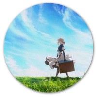 Коврик для мышки круглый Violet Evergarden - Вайолет