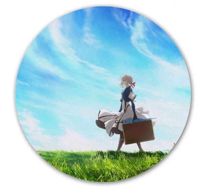 Коврик для мышки круглый Violet Evergarden - Вайолет 