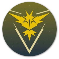 Коврик для мышки круглый Pokemon Go Team Instinct