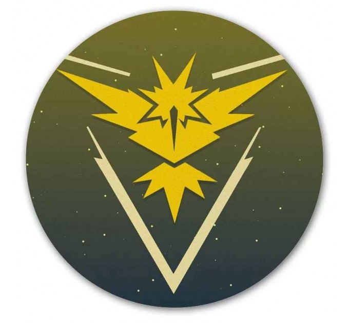 Коврик для мышки круглый Pokemon Go Team Instinct 