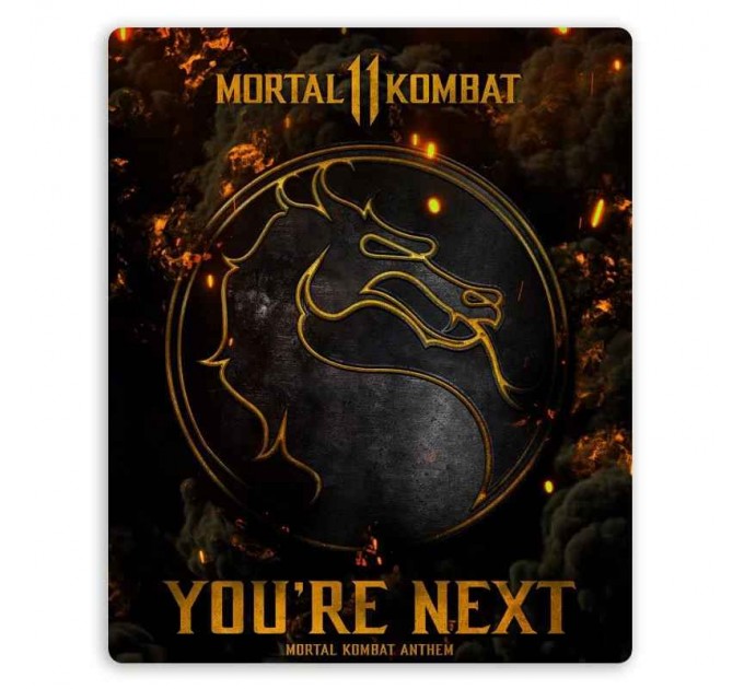 Коврик для мышки прямоугольный Mortal Kombat 11 Dragon Logo 