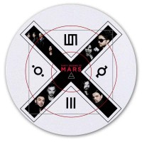 Коврик для мышки круглый  Seconds to Mars /  секунд до Марса 