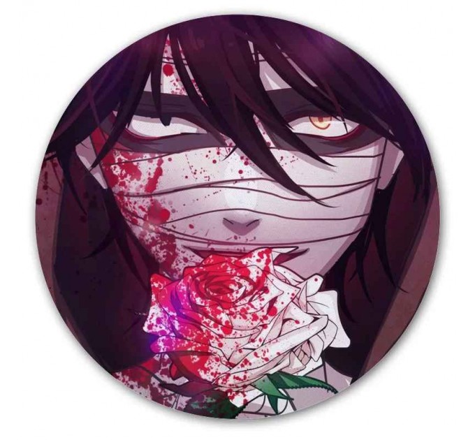 Коврик для мышки круглый Satsuriku no Tenshi - Zack 