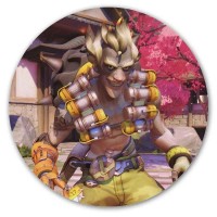 Коврик для мышки круглый Overwatch - Junkrat