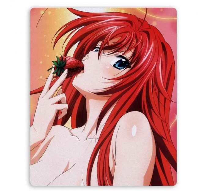 Коврик для мышки прямоугольный High School DxD - Rias Gremory Strawberry 