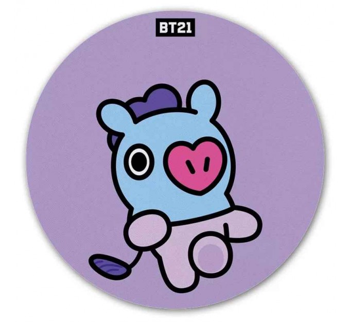 Коврик для мышки круглый BT21 - MANG 