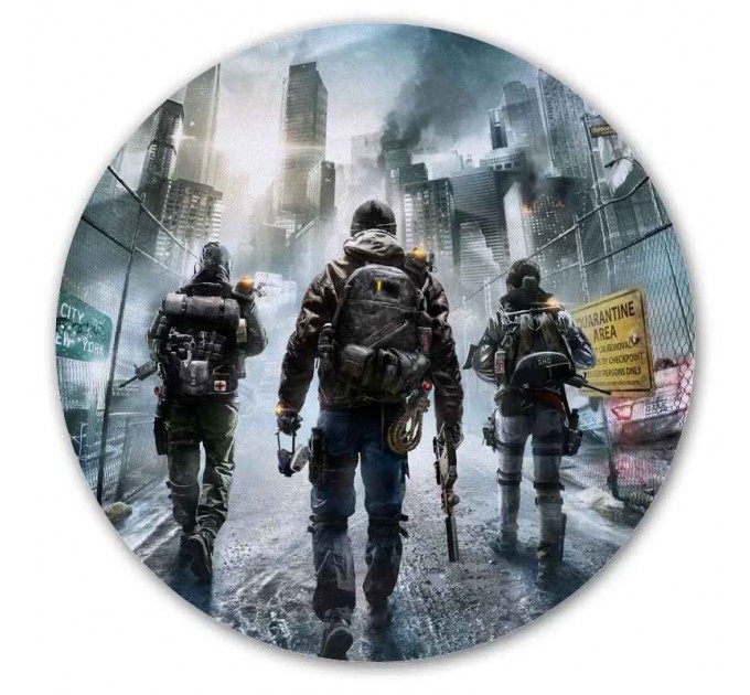 Коврик для мышки круглый Tom Clancy's The Division - Agents in New York 