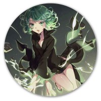 Коврик для мышки круглый One Punch Man - Tatsumaki