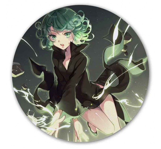 Коврик для мышки круглый One Punch Man - Tatsumaki 