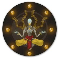 Коврик для мышки круглый Overwatch - Zenyatta