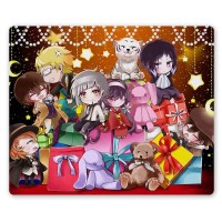 Коврик для мышки прямоугольный Bungou Stray Dogs Chibi