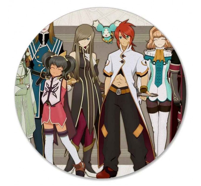 Коврик для мышки круглый Tales of the Abyss 	 