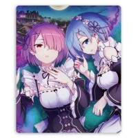 Коврик для мышки прямоугольный Re: Zero - Rem и Ram