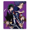 Коврик для мышки прямоугольный Boku no Hero Academia - Midoriya, Uraraka, Tomoyami, Hatsume и Shinsou 