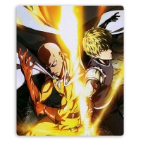 Коврик для мышки прямоугольный One Punch Man - Saitama and Genos