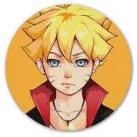 Коврик для мышки круглый Boruto Uzumaki