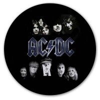 Коврик для мышки круглый AC/DC 