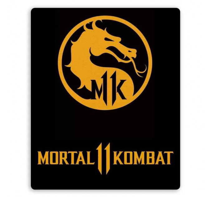 Коврик для мышки прямоугольный Mortal Kombat 11 Logo 