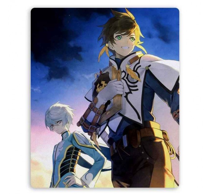 Коврик для мышки прямоугольный Tales of Zestiria manga ver Sorey and Mikleo 