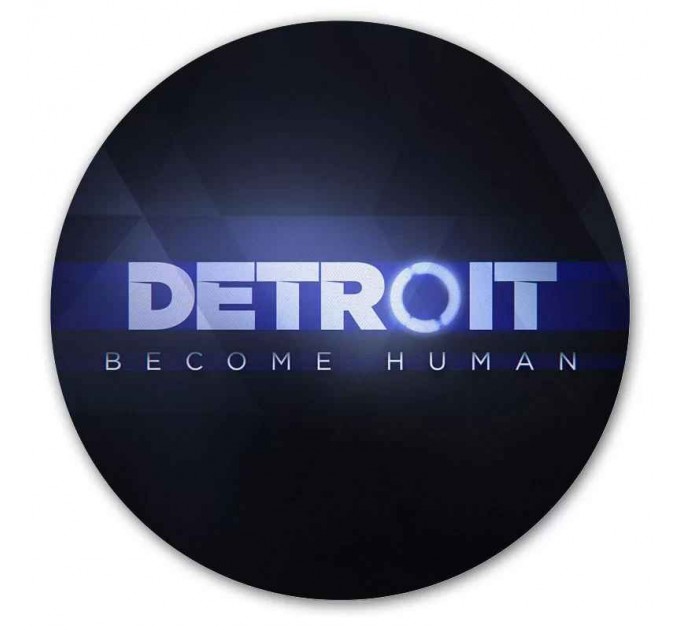 Коврик для мышки круглый Detroit: Become Human Logo 