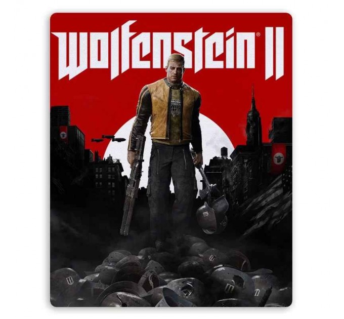 Коврик для мышки прямоугольный Wolfenstein II: The New Colossus 