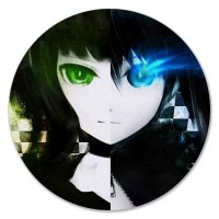 Коврик для мышки круглый Black Rock Shooter 