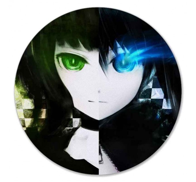 Коврик для мышки круглый Black Rock Shooter 	 