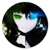 Коврик для мышки круглый Black Rock Shooter 	 