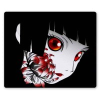 Коврик для мышки прямоугольный Jigoku Shoujo Ai Enma red flower