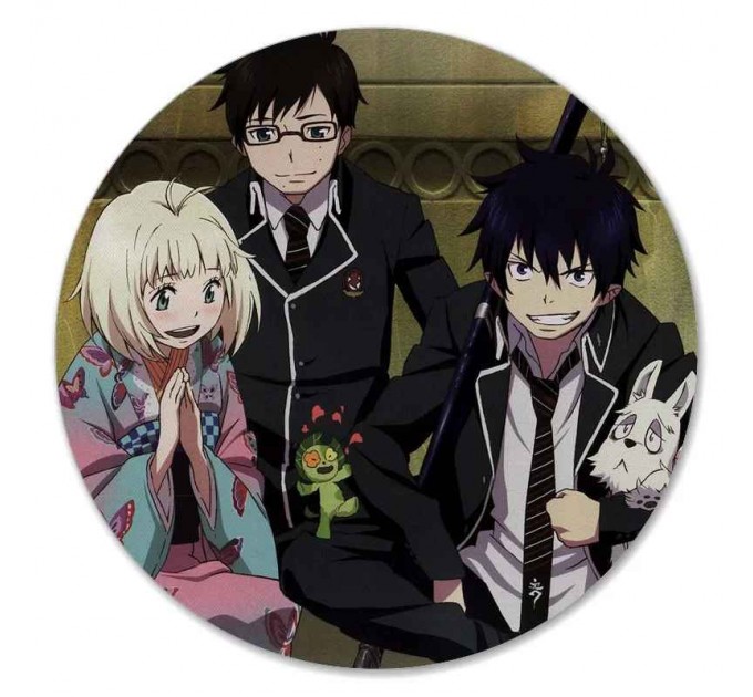 Коврик для мышки круглый Ao no Exorcist 