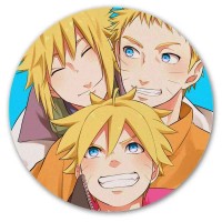 Коврик для мышки круглый Uzumaki Family