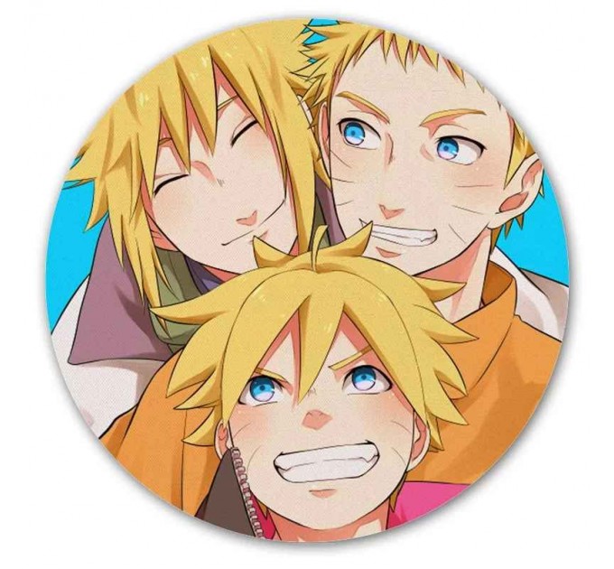 Коврик для мышки круглый Uzumaki Family 