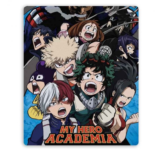 Коврик для мышки прямоугольный с персонажами аниме My Hero Academia 