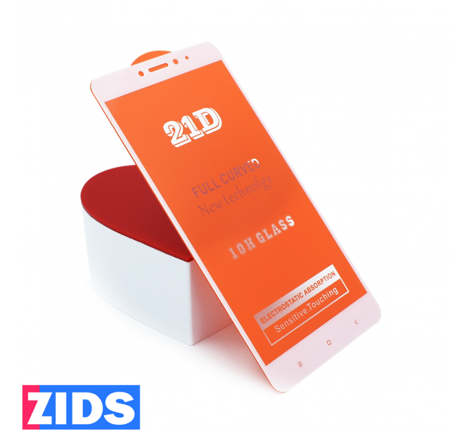 Защитное 3D стекло для Xiaomi Mi Max 2 белое