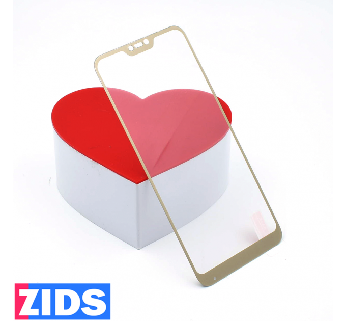 Защитное 3D стекло для Xiaomi Redmi 6 Pro золотое
