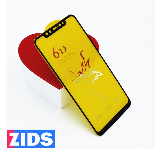 Защитное 3D стекло для Xiaomi Mi8 черное