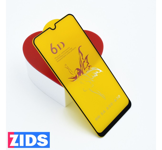 Защитное 3D стекло для Samsung Galaxy A30/A20 черное
