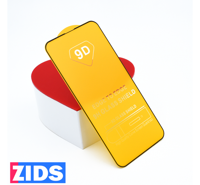 Защитное 3D стекло PREMIUM для iPhone 13/13 Pro черное