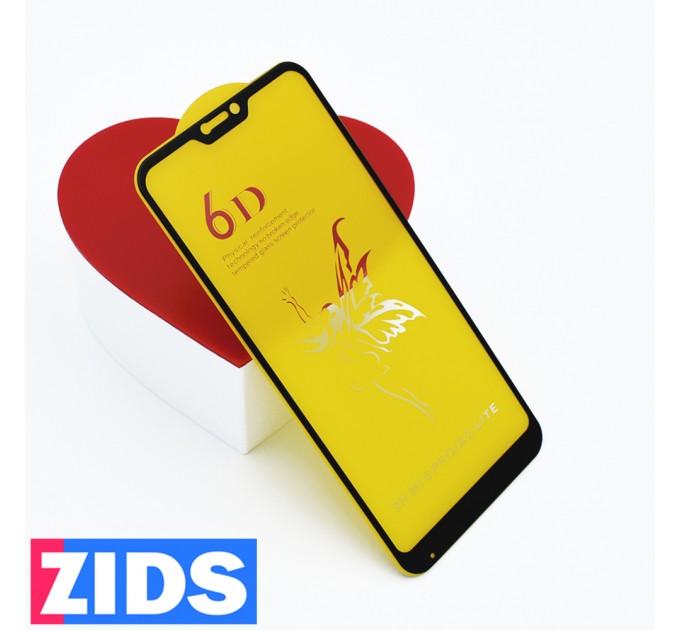 Защитное 3D стекло для Xiaomi Redmi 6 Pro/Mi A2 lite черное