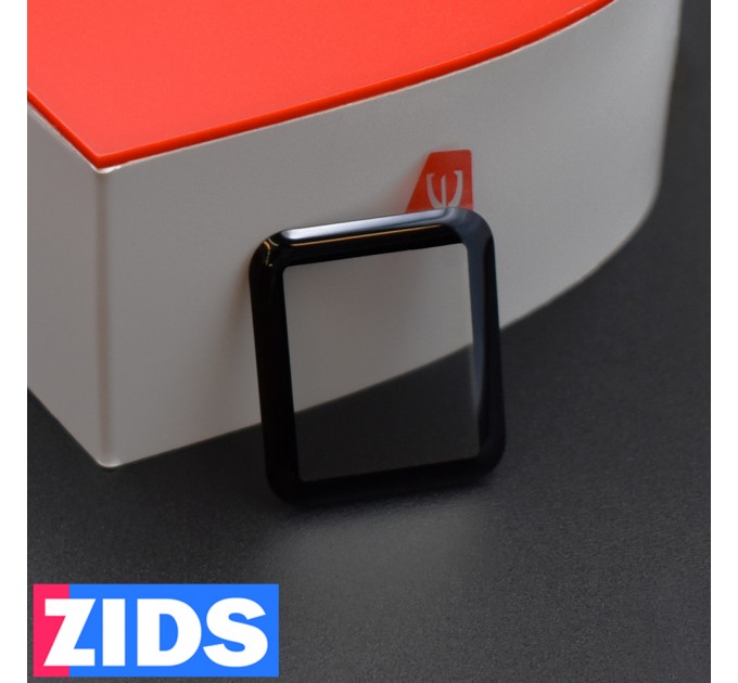 Защитное 3D стекло для Apple Watch 38 мм черное