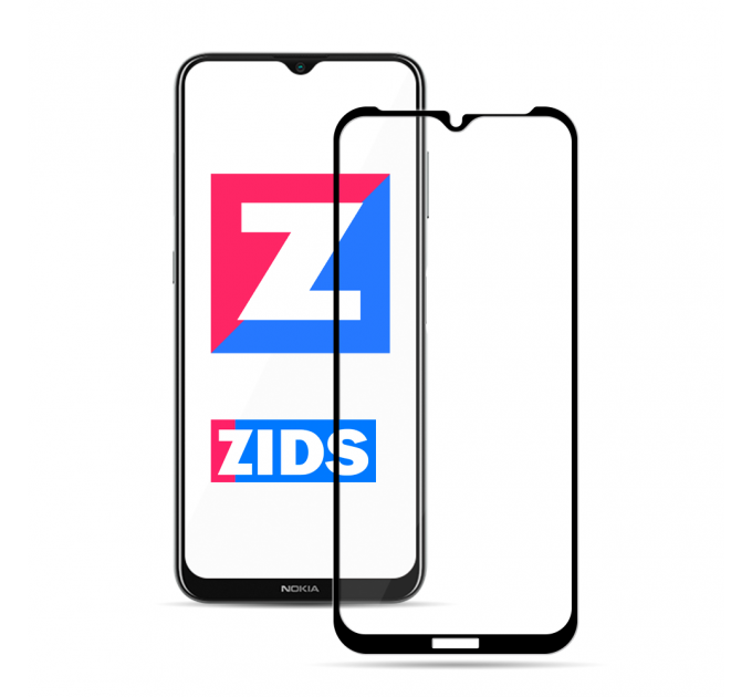 Защитное 3D стекло для Nokia G20 черное