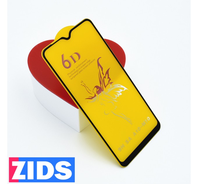 Защитное 3D стекло для Samsung Galaxy A10 черное