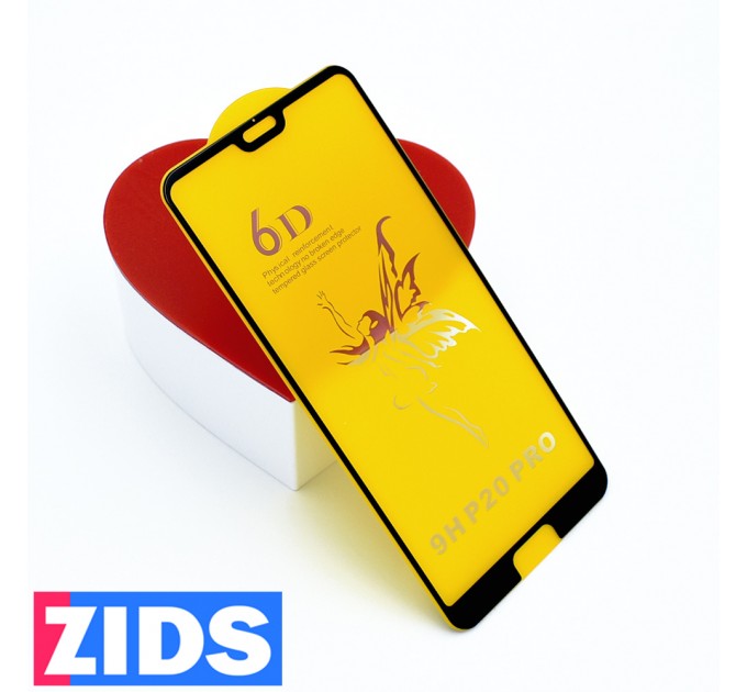 Защитное 3D стекло для Huawei P20 Pro черное