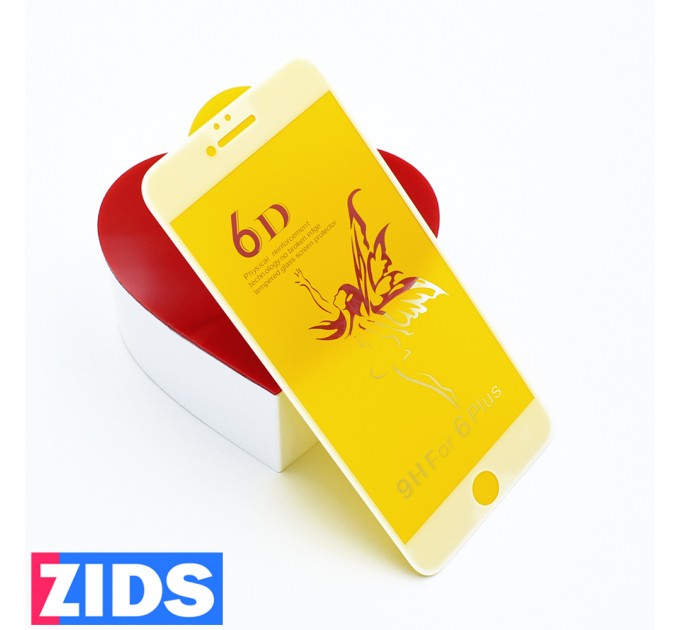 Защитное 3D стекло для iPhone 6 Plus/6S Plus белое