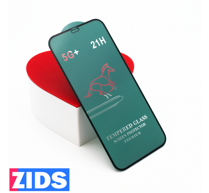 Защитное 3D стекло для iPhone 12/12 Pro черное