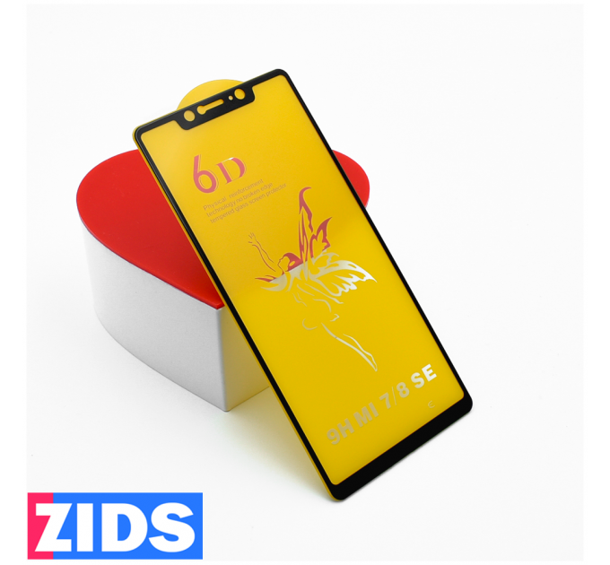Защитное 3D стекло для Xiaomi Mi8 SE черное