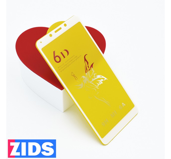 Защитное 3D стекло для Xiaomi Redmi 6/6A белое